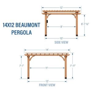 14X12 BEAUMONT PERGOLA - Image 8