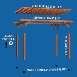 16X12 BEAUMONT PERGOLA - Image 5
