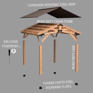 16×12 Norwood Gazebo - Image 6