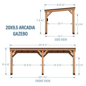 20 Ft. x 9.5 Ft. Patio Gazebo - Image 3