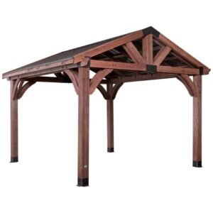 Arlington 12×12 Solid Wood Patio Gazebo - Image 4
