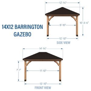 Barrington Gazebo 14×12 - Image 3