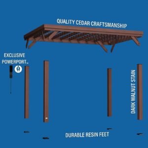 14×10 Brockton Pergola - Image 4
